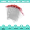 500 x Clear Cellophane Bags Self Seal 12cm x 17cm