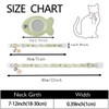 Cat Collar, Breakaway Tracker Kitten Collars Adjustable Buckle, Bells &