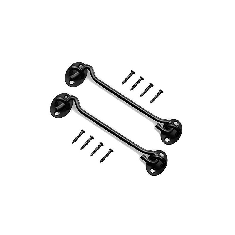 2 Pack 8" Stainless Steel Barn Door Hook and Eye