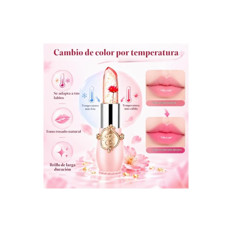 FirstFly - Juego de 6 lápices labiales nutritivos de larga