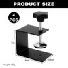 GmeDhc Pack of 4 Small Screw Clamps, Adjustable Table Clamp