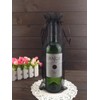 Wuligirl 20pcs Black Large Sheer Organza Wine Bottle Bags Drawstring