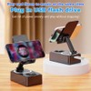 CLSSLVVBN Adjustable Phone Stand with Bluetooth Speaker Hands-Free Entertainment Serves