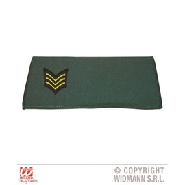 Adult Army Officer Side Cap Fancy Dress Accessory