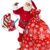 DERAYEE Christmas Wrapping Bag, Plastic Bag, Extra Large, 44.1 x