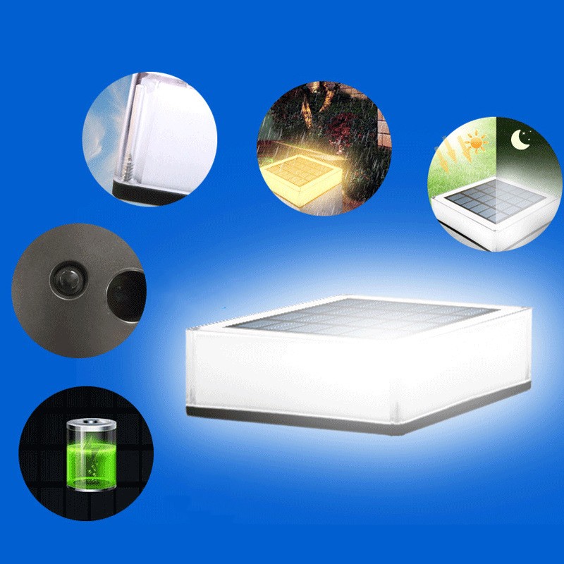 Solar LED Post Light High Brightness Waterproof Safe Stable Solar
