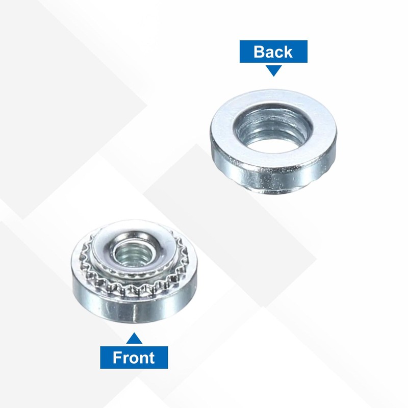 sourcing map 300Pcs Self-Clinching Nuts, M2 M2.5 M3 M4 M5