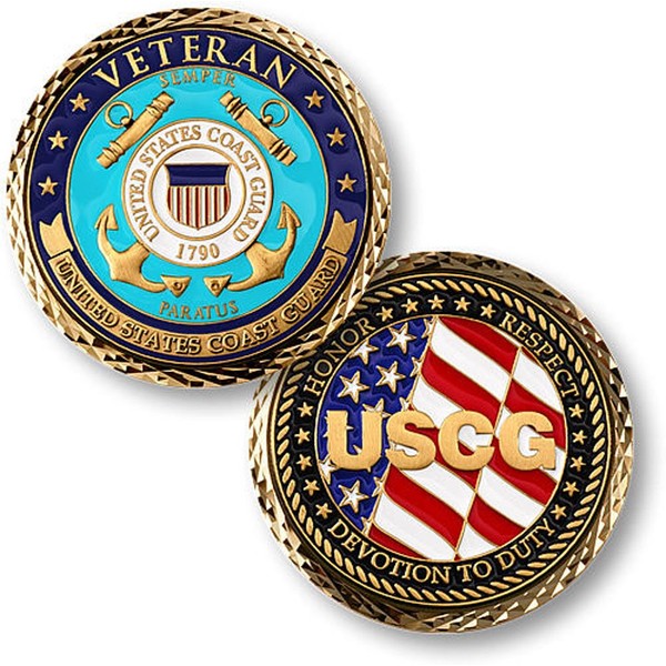 U.S. Coast Guard Veteran Challenge Coin