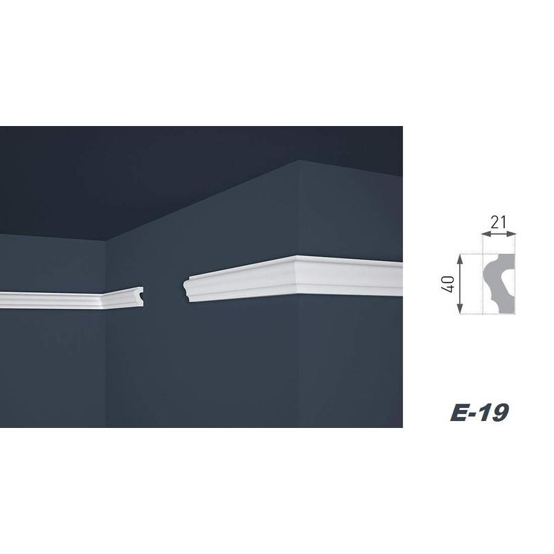 MARBET DESIGN Stucco Moulding Moulding XPS Polystyrene White - Wall