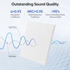 UNECHO 12 Pack 12" X 12" X 0.4" Acoustic Panels