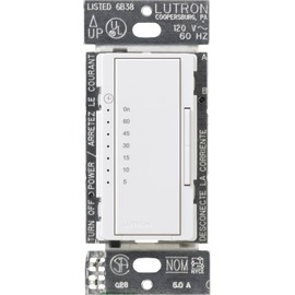 Lutron MA-T530G-WH Maestro eco-timer Single-Pole, White
