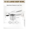 Potato Ricer, Heavy Duty Stainless Steel Potato Masher and Ricer