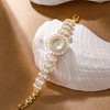 EAMTI Gold Watches for Women Luxury Simulated Diamond Quartz Iced