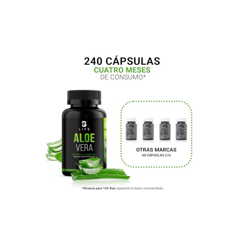 Life Extracto Aloe Vera 240 Softgels