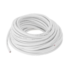 HEROFFIX Electrical Ground Wire Automotive Power Wire 66FT White TC 1 Pcs 18Gauge 4 Conductor Fully Insulated& Soft Touch Jacket Universal