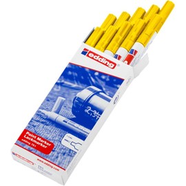 Edding 751 Bullet Tip Paint Marker Fine Yellow (Pack of 10) 751-005