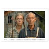 Alte Meister auf Zeitreise (Wall Calendar 2025 DIN A2 Landscape),