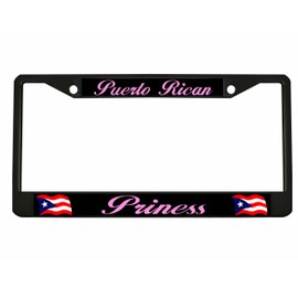 Puerto Rican Princess Puerto Rico License Plate Frame/Car Accessories Car Tag Holder
