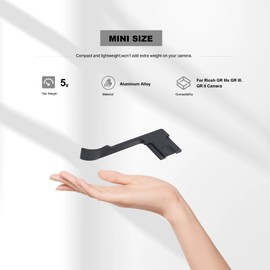 Thumb Grip for Ricoh GR IIIx GR III GR3x GR3 GRII Camera,Metal Camera Thumbs Up Rest Hand Grip