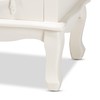 Baxton Studio Callen End Table, Single, White