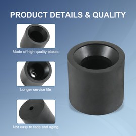 RADHLBNIU Trailer Door Holder Kit Low Profile Rubber Door Holder Bumper Compatible with RV Camper Horse Trailer Trailer Yacht Boat 2 Set