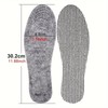 Thermal Insoles Insulating Shoe Insole for Women Men Boots Heating