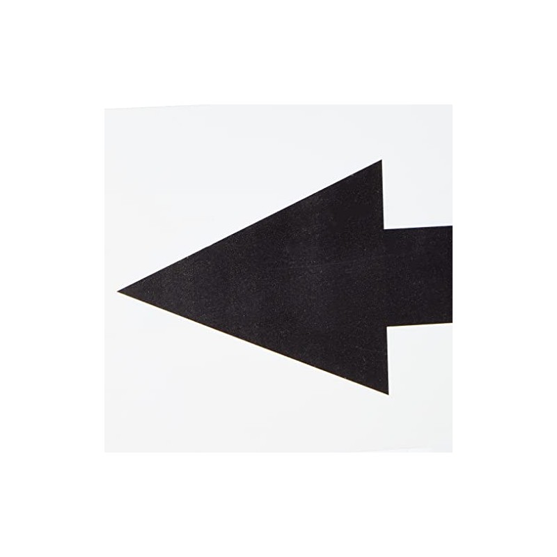 Arrow Right Door Sign 300mm x 100mm - Rigid Plastic
