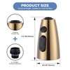 WOWOW Kitchen Faucet Head Replacement Gold, 3 Function Pull Out