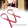 2Pcs Leather Bag Handles 25.6in Long 0.7in Wide Synthetic Leather
