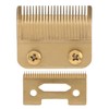 Hair Trimmer Replacement Blades Stainless Steel 2 Holes Clipper Blades