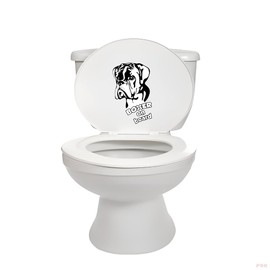 Boxer On Board Reflective Sticker, Waterproof Dog Sticker for Car, Laptop, Fridge, Bumper, Window and Home Decoration (18 cm/7.1 Inches)