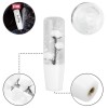 Unbranded 15CM JDM Clear White Glitter Real Flower Manual Gear