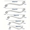 AIMALL 5-Piece S-Style Double-Ended Ring Wrench Set – U-Shaped C-Shaped