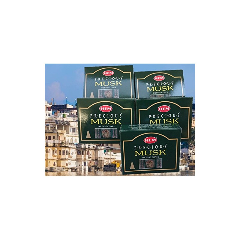 HEM Precious Musk Incense Cone Type 1 Case (1 Box