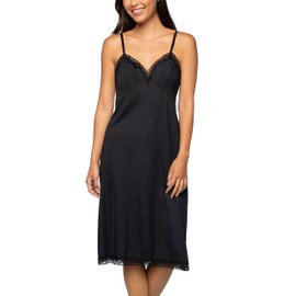 Vanity Fair womens for Under Dresses Full Slip, Lace - 26" Black, Large US