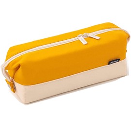 Cute Pencil Case, OLIYuMi Pencil Pouch Pencil Bag Storage Box Stationery Organizer Makeup Bag with Zipper Closure for Student Office College Boys and Girls (Mix Yellow)