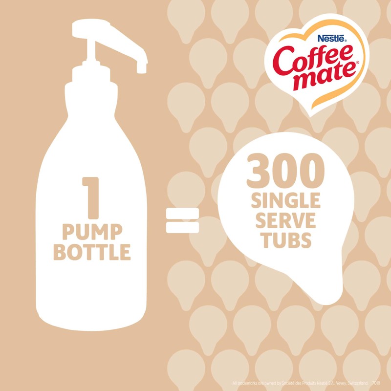 Nestle Coffee mate Coffee Creamer, Sweetened Original, Concentrated Liquid Pump