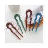 7 Pack Tortoise Shell Leopard Plastic Hair Fork Pins Chopsticks