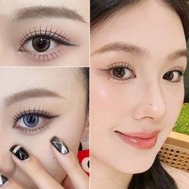LASHIDOL False Eyelashes, Bunching Eyelashes, Natural, Popular, Idol Eyelashes, Handmade False Eyelashes, Korea, 5 Pairs (Idol 04)