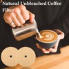 200 Count Percolator Coffee Filters, 3.75 Inch Natural Unbleached Disposable