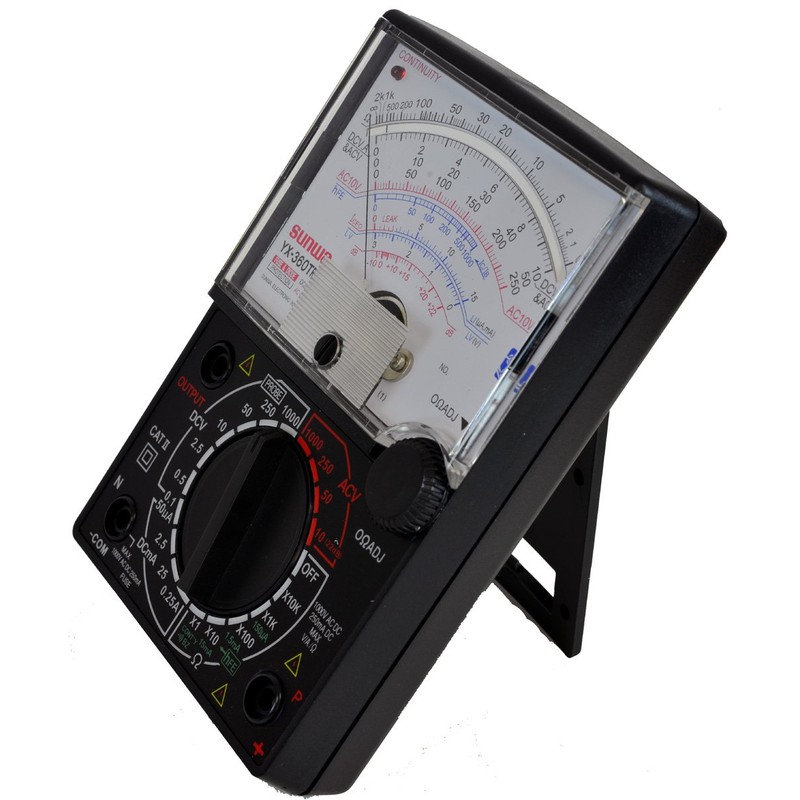 Tekpower 8-Function 19-Range Analog Multimeter, YX360-TRE-B by Tekpower