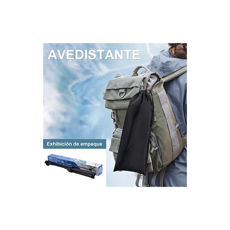 Soporte y Pedestal Para Micrófono,Altura Ajustable Plegable | con Bolsa