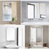 [4 Pieces] Adjustable Rimless Rectangle Glass Shelf Holder Heavy Duty