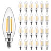 Hizashi E12 Candelabra Light Bulbs 40 Watt Equivalent, E12 LED