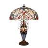 Chloe Lighting GRENVILLE Victorian-Style Dark Bronze 3 Light Double Lit