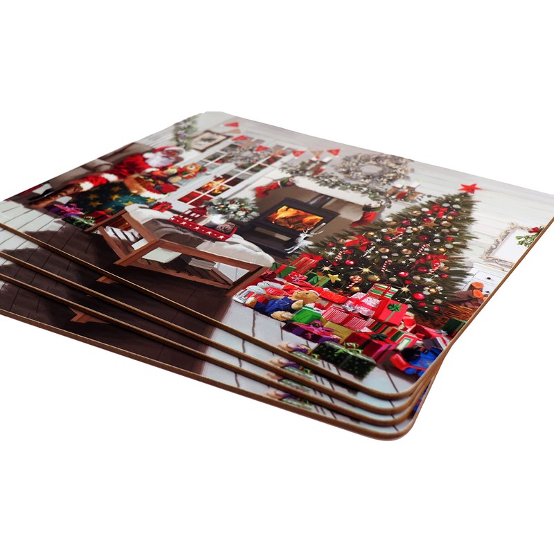 The Leonardo Collection LP52043 Christmas Macneil Santa Place Mats (Set