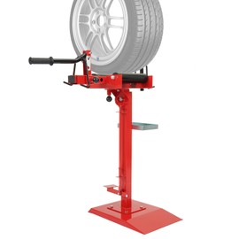 Gelacie Universal Tire Changer Manual Car Small Truck Tire Spreader Repair Tool Steel Powder Coated Red+Silvery