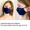 SwimCell Reusable Face Masks for Adults & Kids. 3 Layer