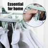 1 Foldable Hanging Sock Clothes Peg (including 32 Pegs) with