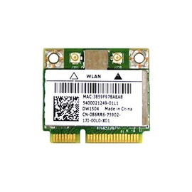 Dell Wireless WLAN 1504 dw1504 Built-in Wireless LAN Half – Mini Card (802.11 B/G/N Supported) BCM94313HMG2L/BCM4313